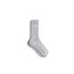 Grey sock with 'Jacquemus' branding on a white background