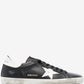 Super-Star Black White Leather