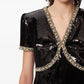 Nina Ricci sequin-design Mini Dress