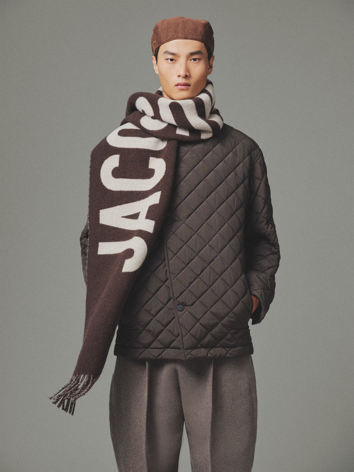 Fringe logo scarf Jacquemus