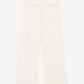 White pants on a white background