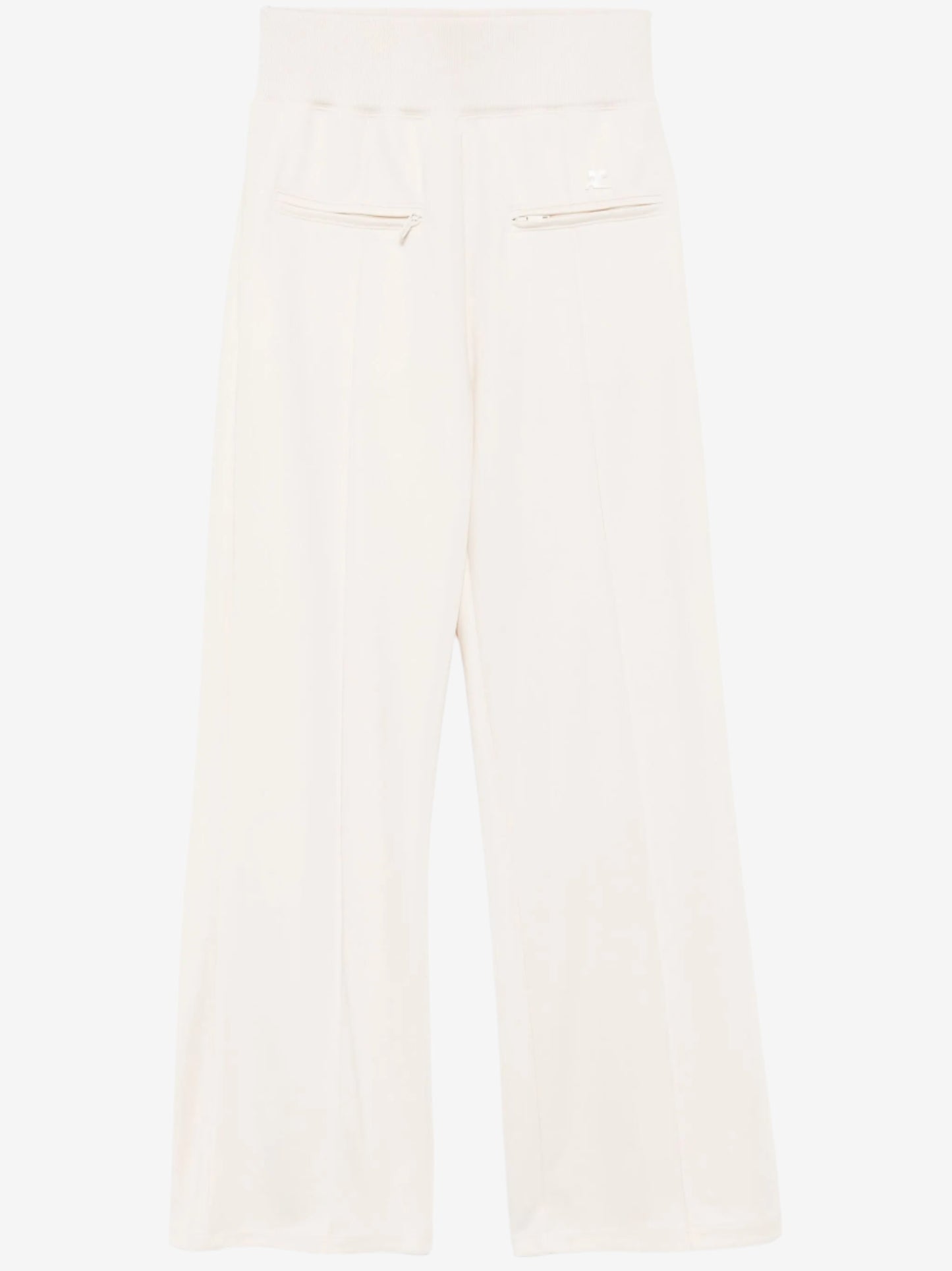 White pants on a white background