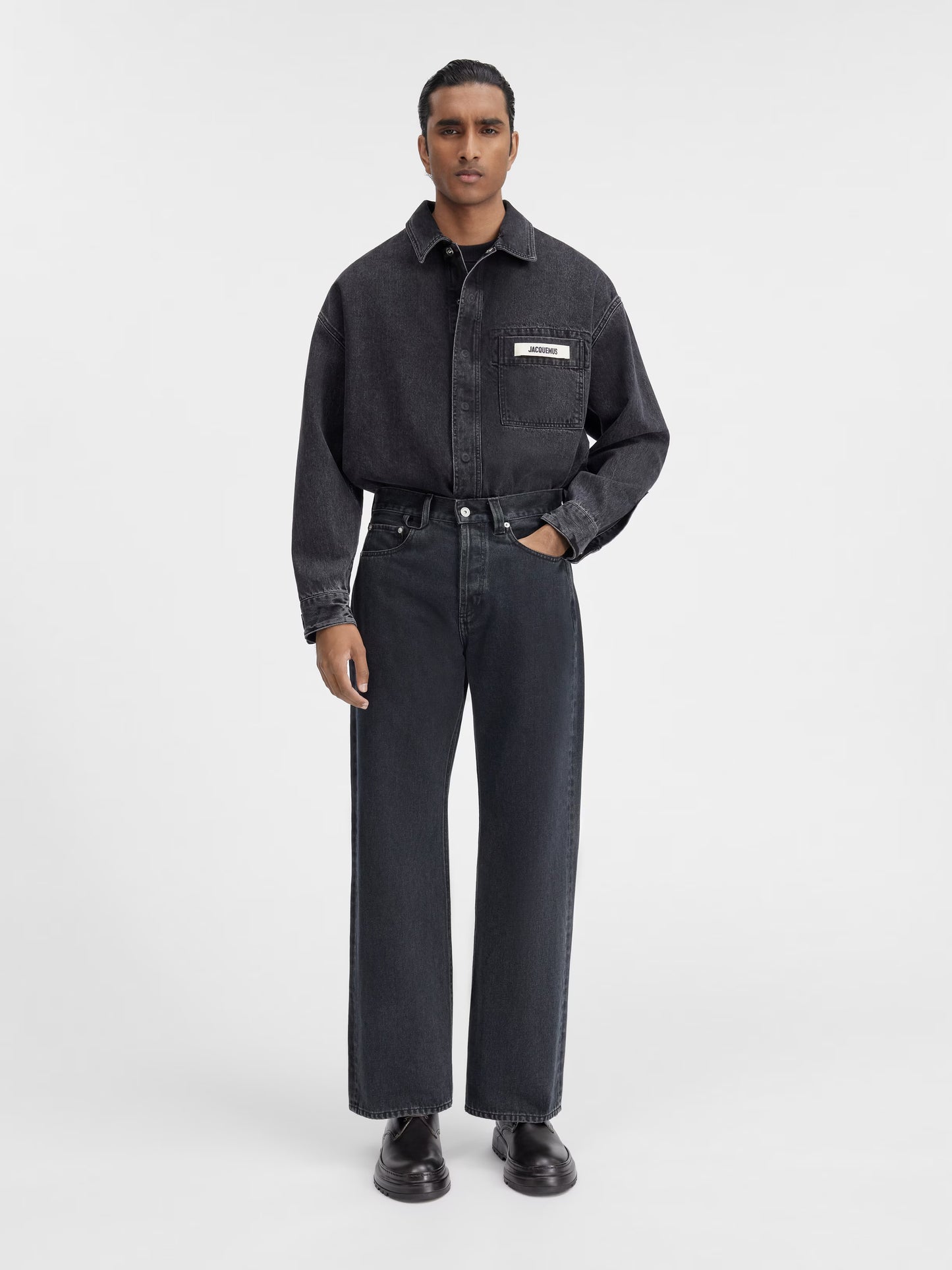 The straight de-Nîmes denim  pants