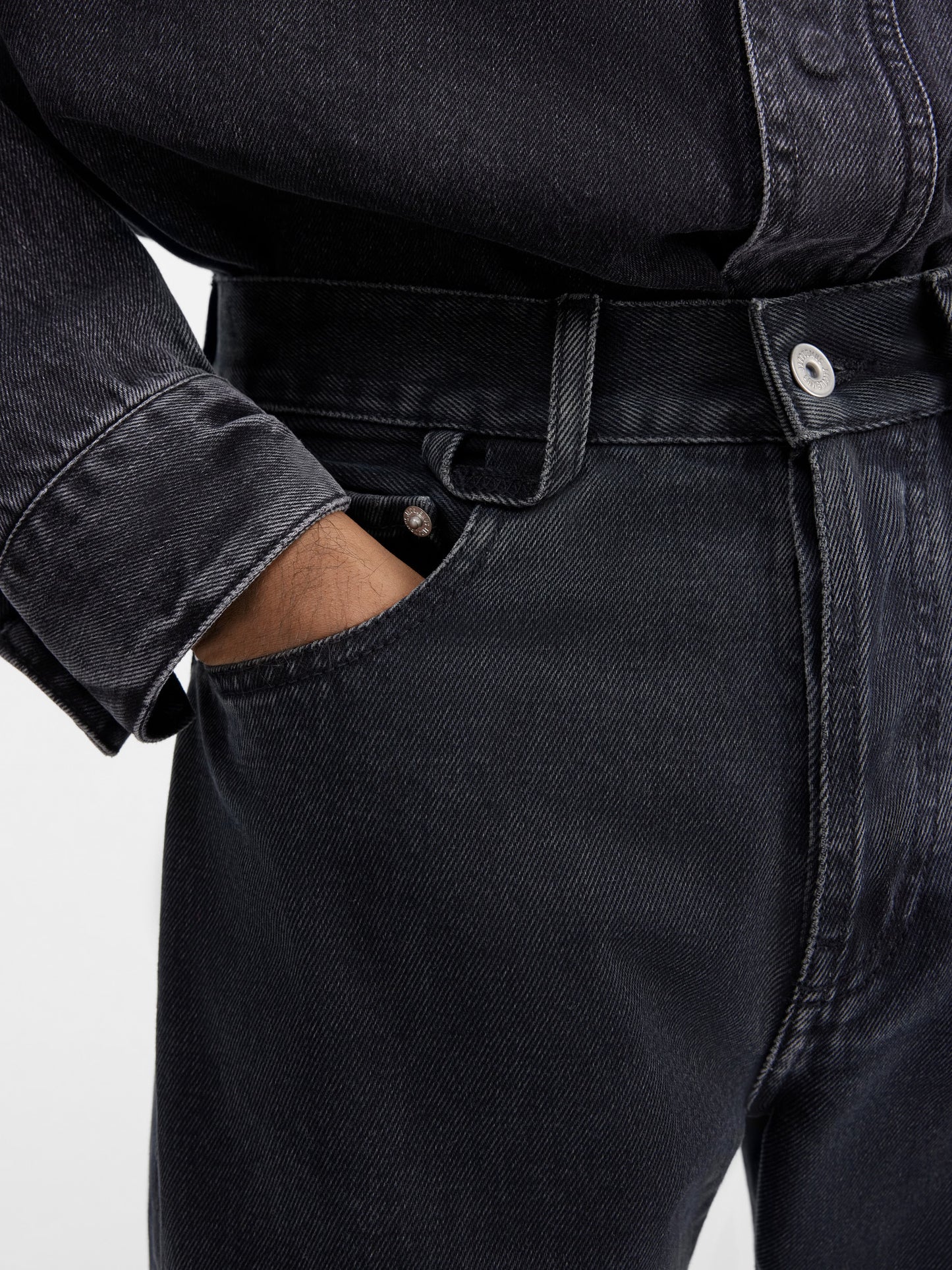 The straight de-Nîmes denim  pants