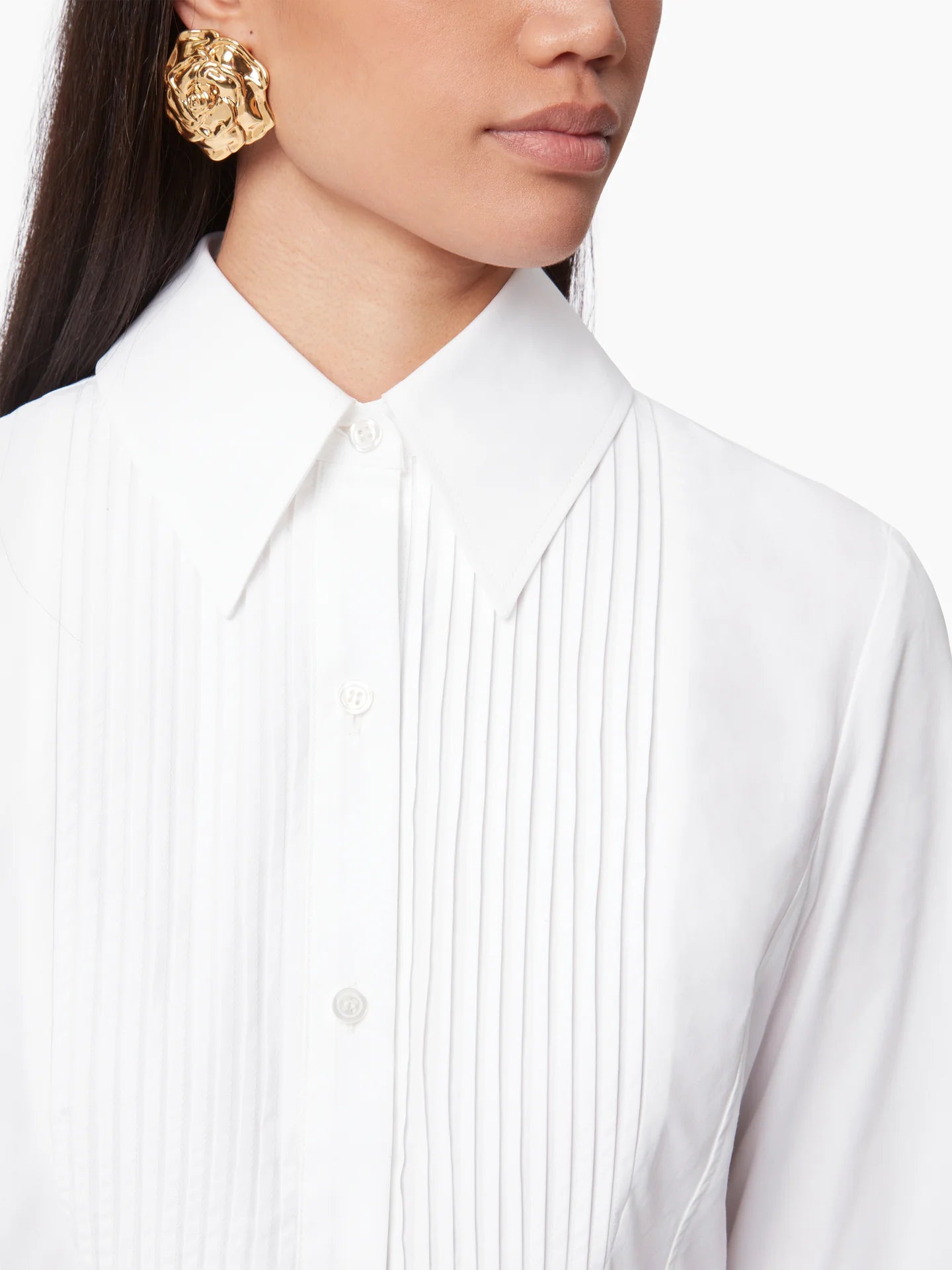 Shirt Dress In Cotton Poplin