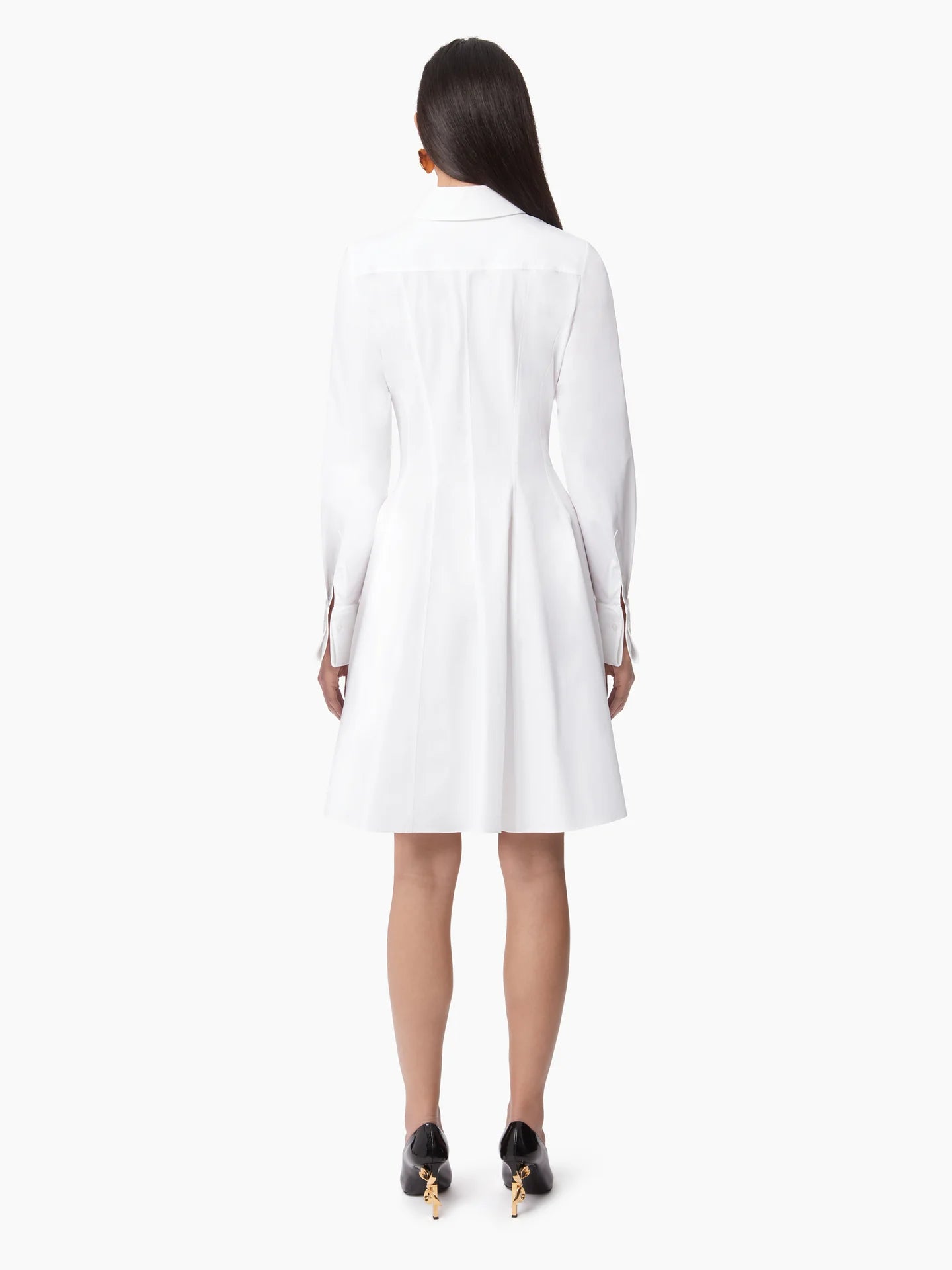 Shirt Dress In Cotton Poplin