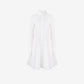 White blouse on a white background