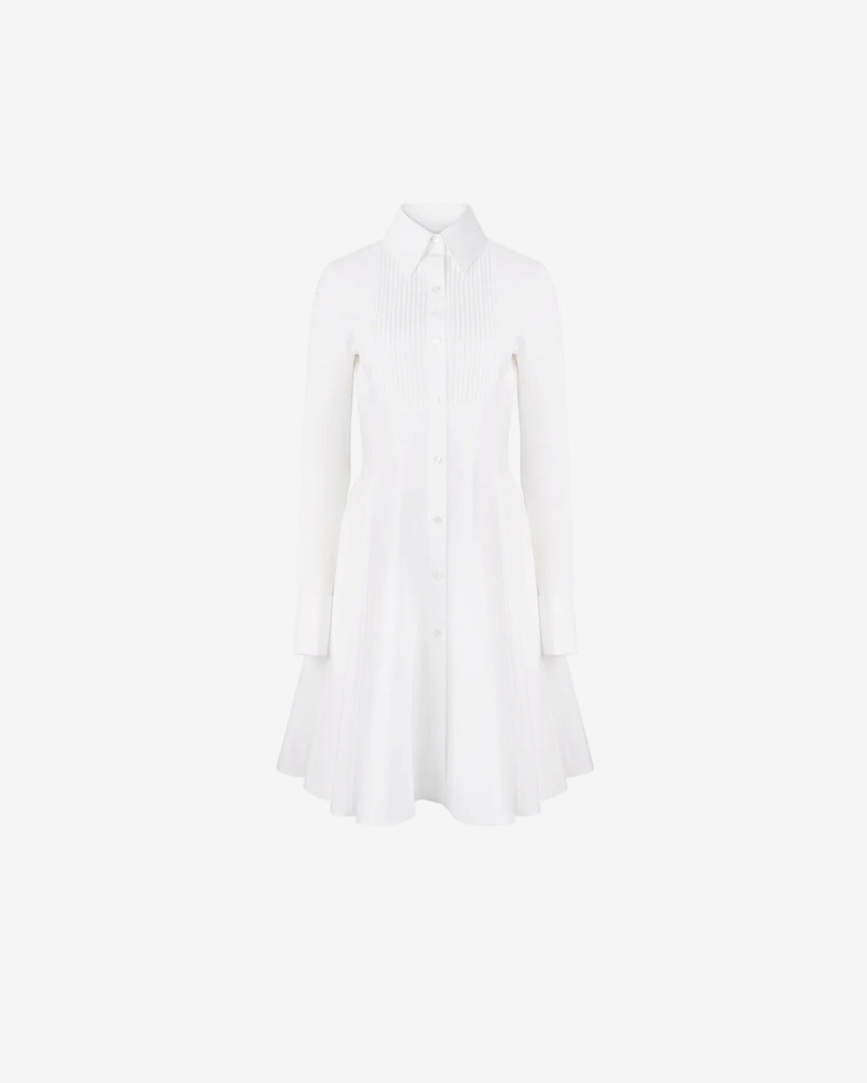 White blouse on a white background