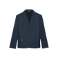 Navy blue blazer on a white background