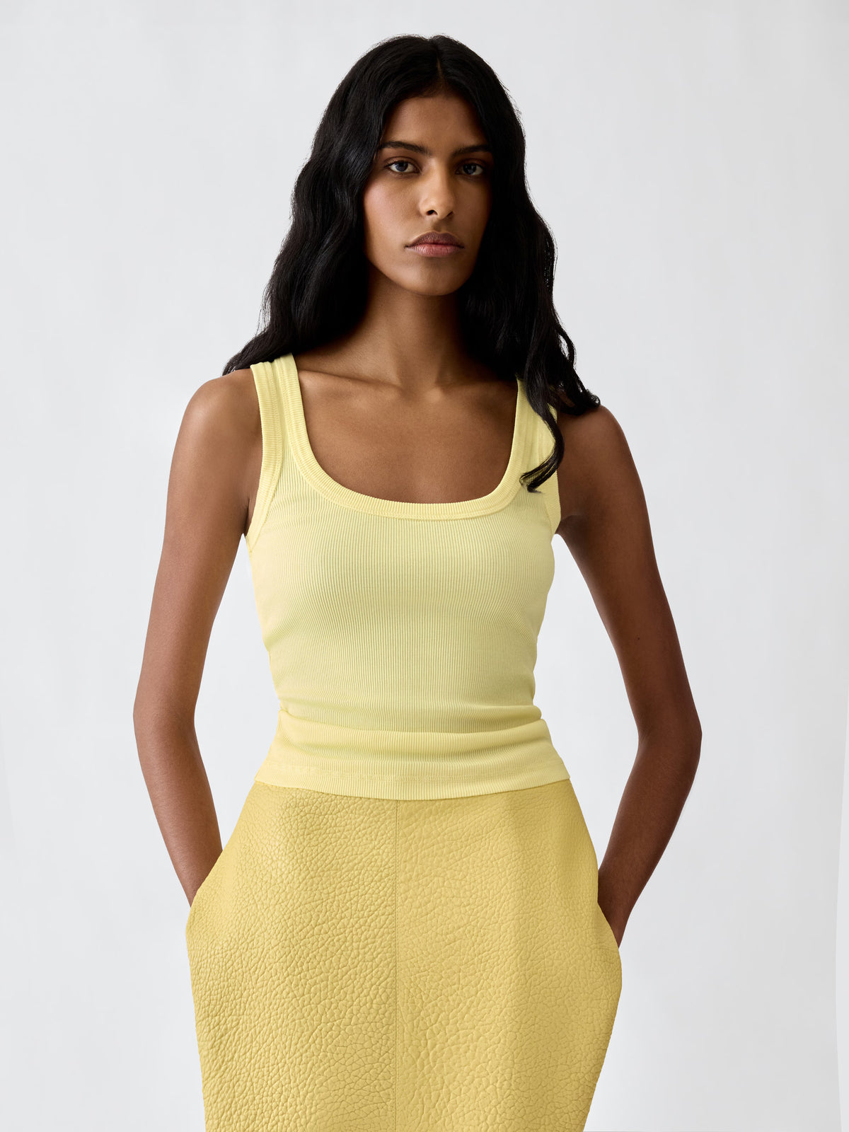 The Gros grain tank top