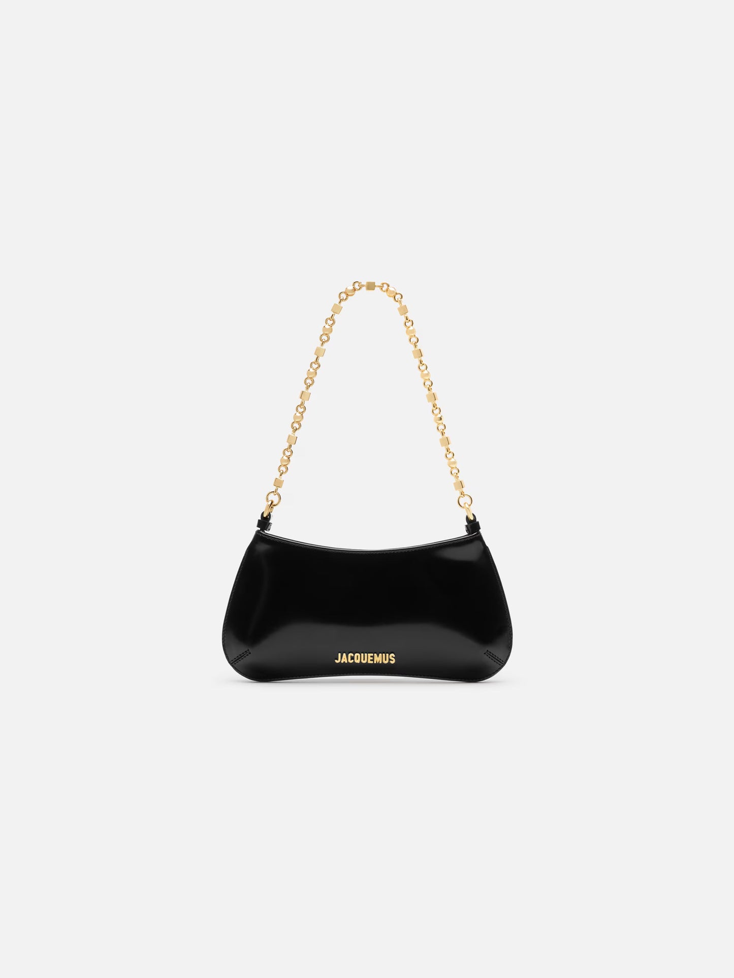 Le Bisou Chaine patent leather red bag