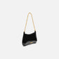 Le Bisou Chaine patent leather red bag