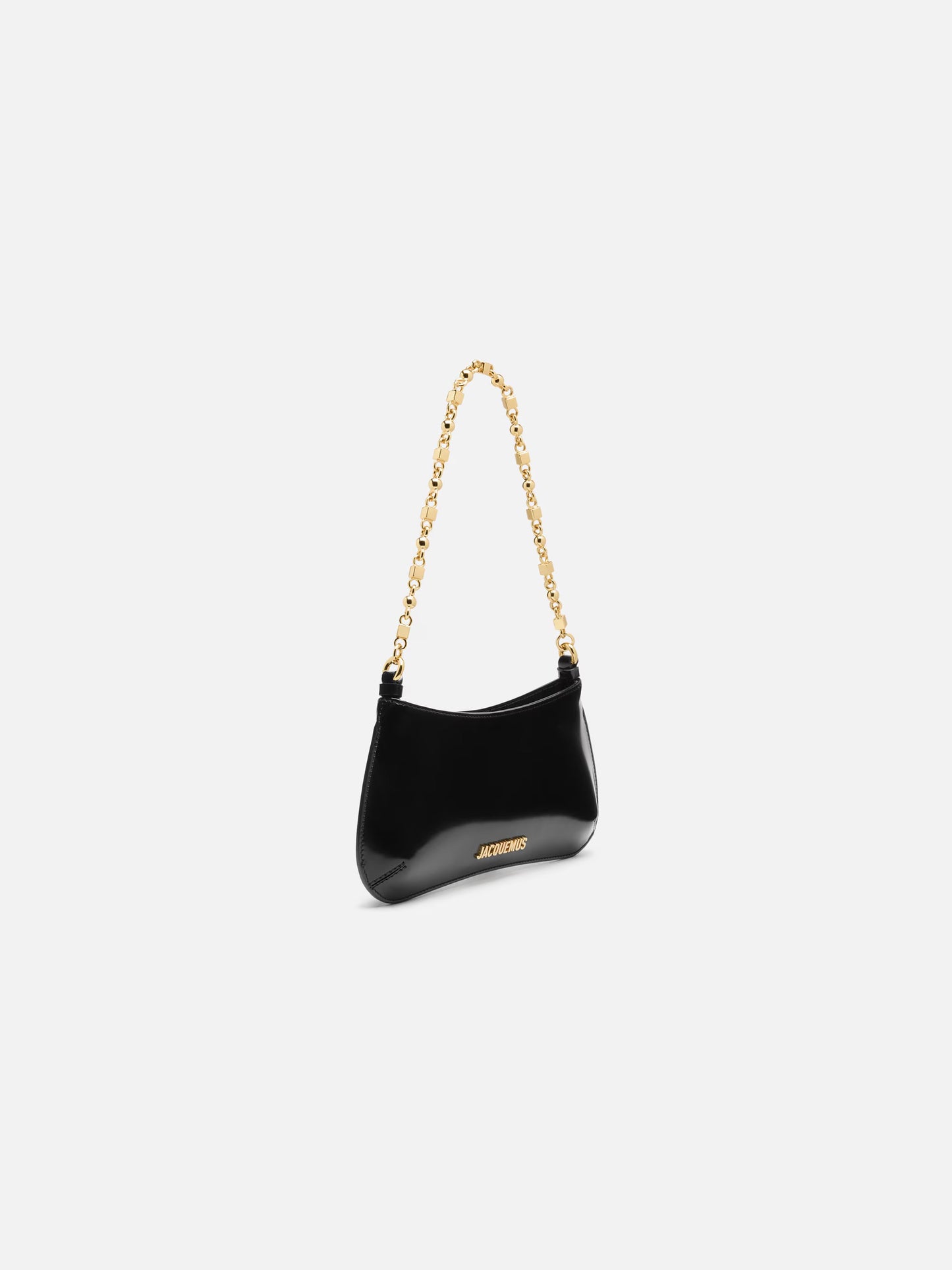 Le Bisou Chaine patent leather red bag