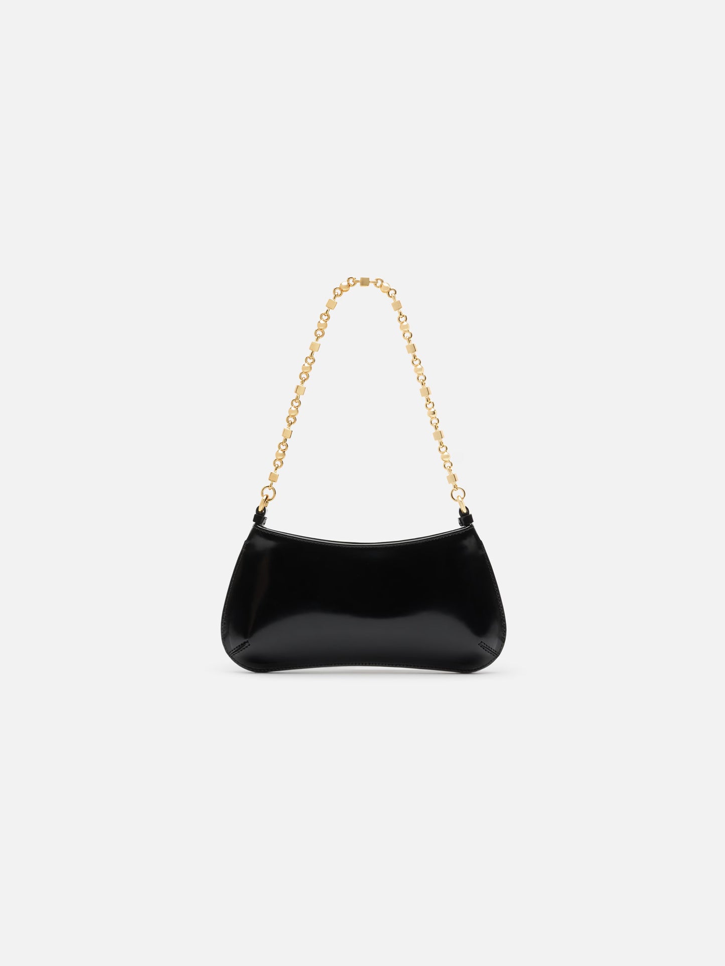 Le Bisou Chaine patent leather red bag