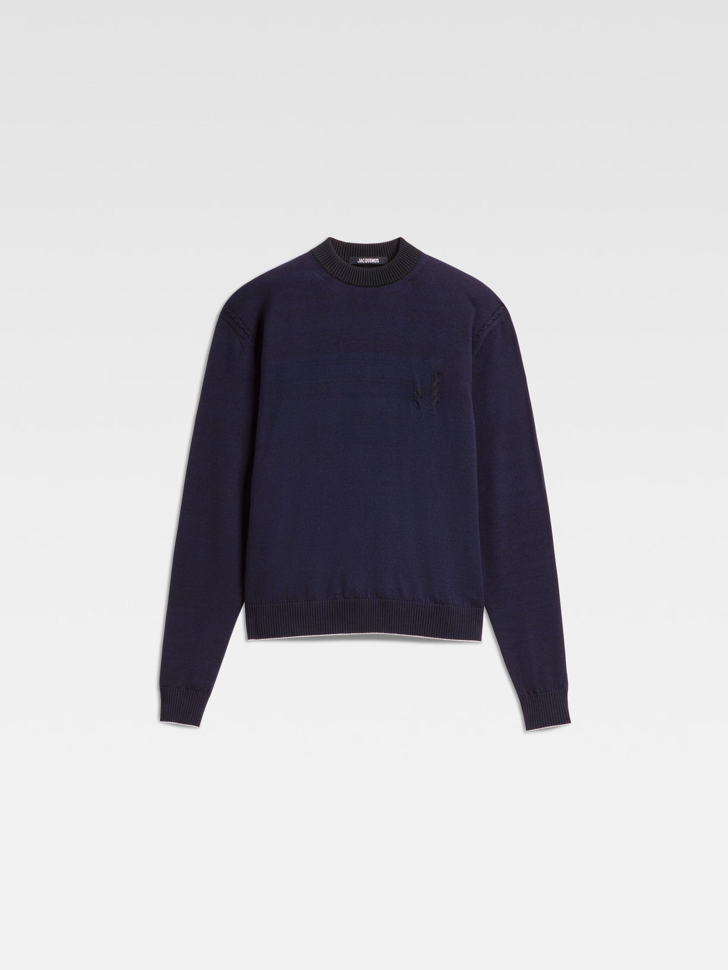 The Tricot knit Fitted monogram sweater