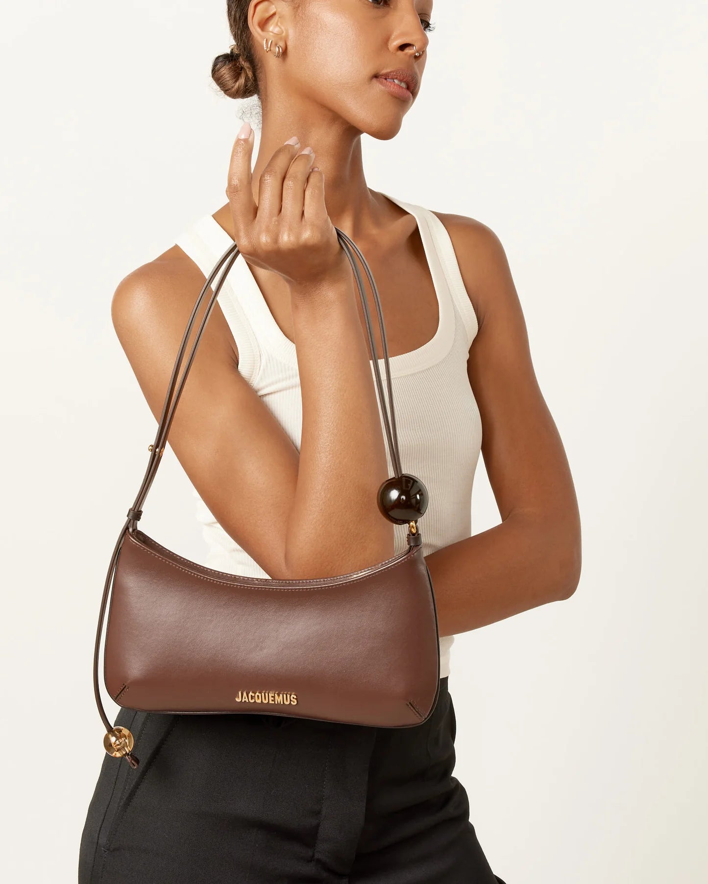 Le Bisou Pearl Lether Sholder Bag