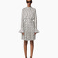 ALL OVER NR LOGO PLEATED MINI SKIRT