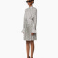 ALL OVER NR LOGO PLEATED MINI SKIRT