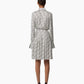 ALL OVER NR LOGO PLEATED MINI SKIRT