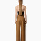 Tan pants on a white background