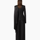 DRAPED LARGE PANTS IN WOOL GABARDINE