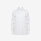 White shirt on a white background