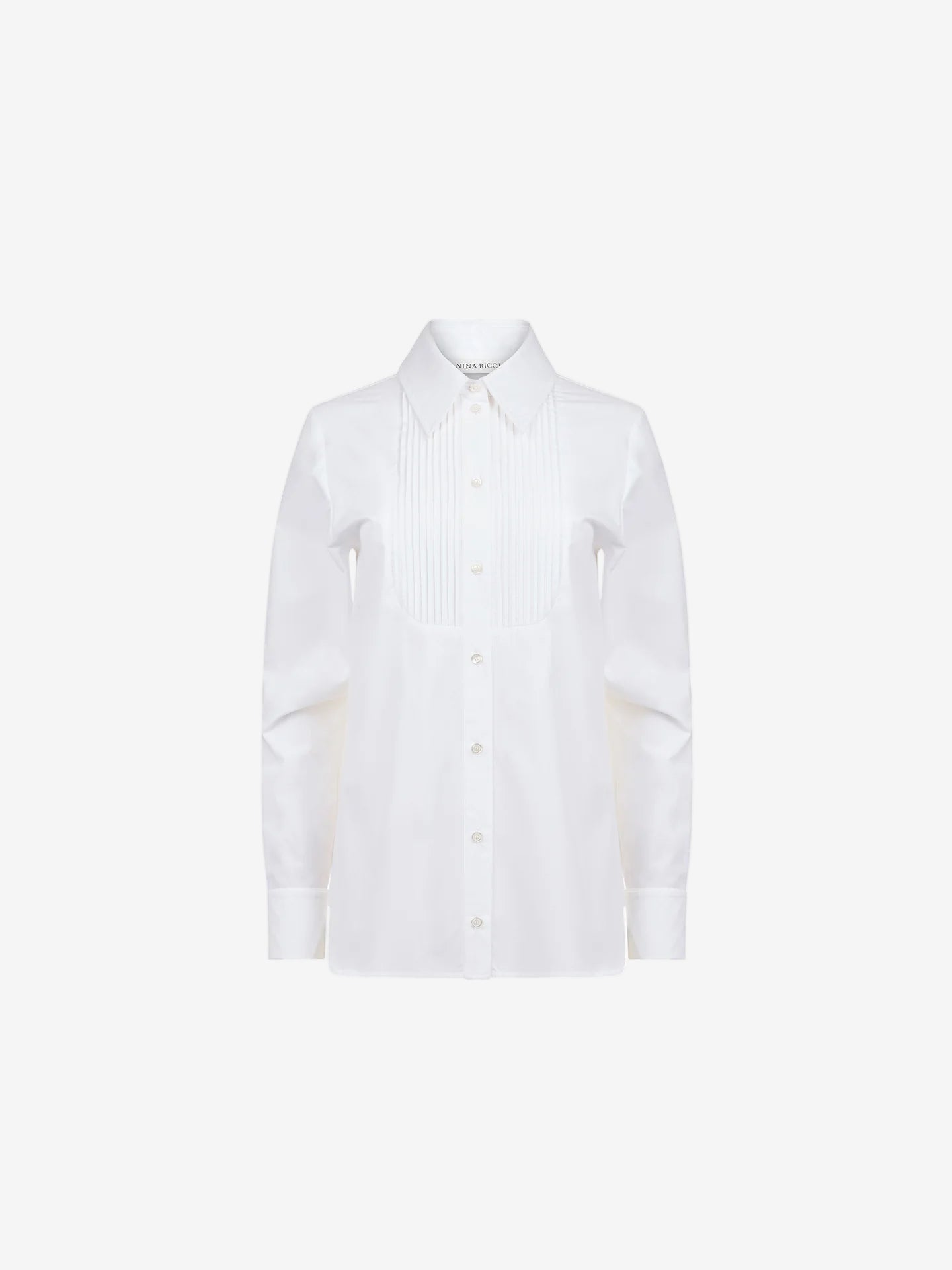 White shirt on a white background
