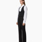 ORGANIC COTON POPELIN SHIRT WITH BIB-FRONT