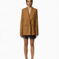 DOUBLE-BREASTED JACKET IN WOOL GABARDINE