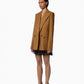 DOUBLE-BREASTED JACKET IN WOOL GABARDINE