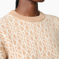 ALL OVER NR LOGO INTARSIA KNIT PULL OVER