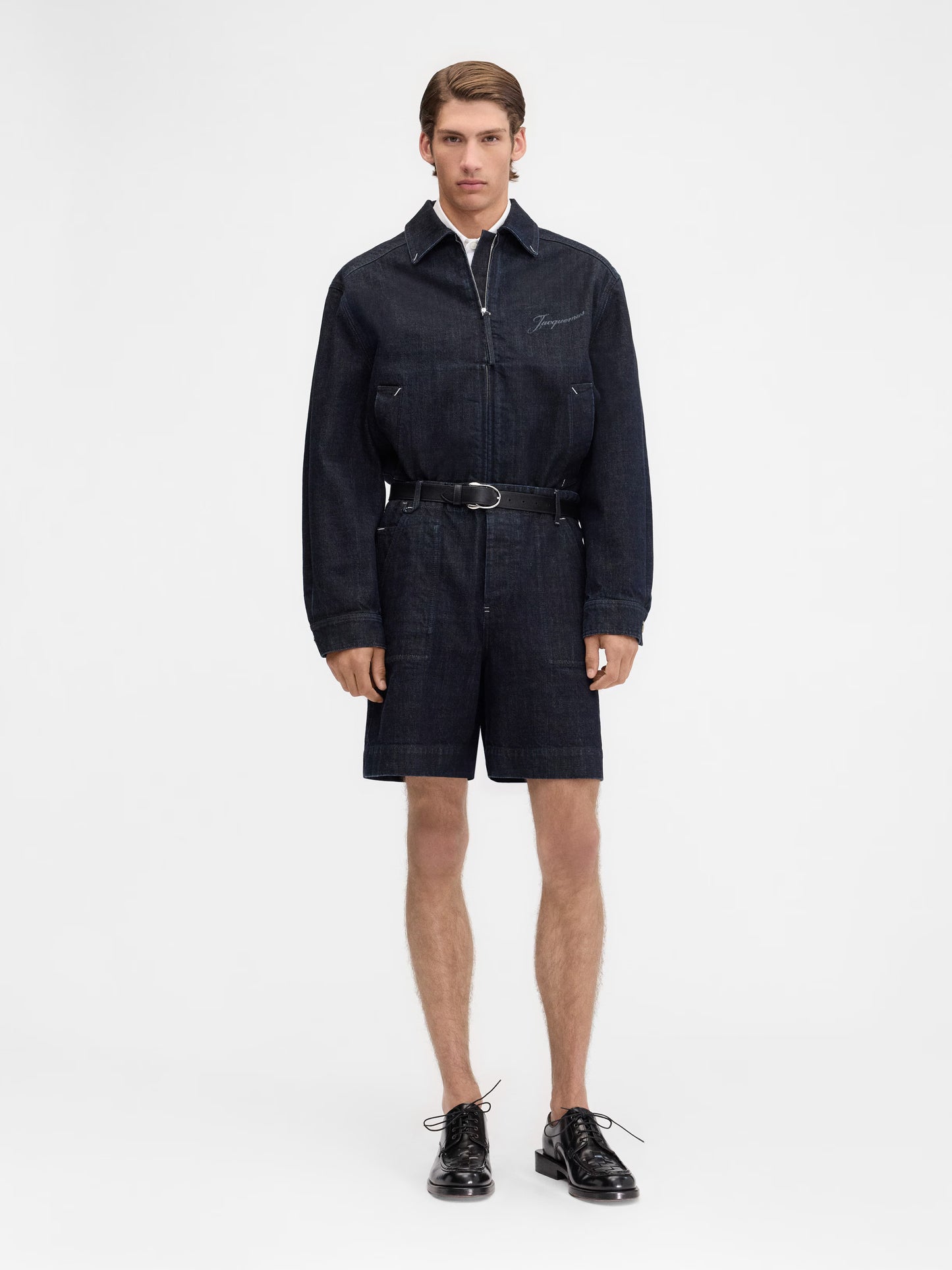 Denim Bermuda shorts