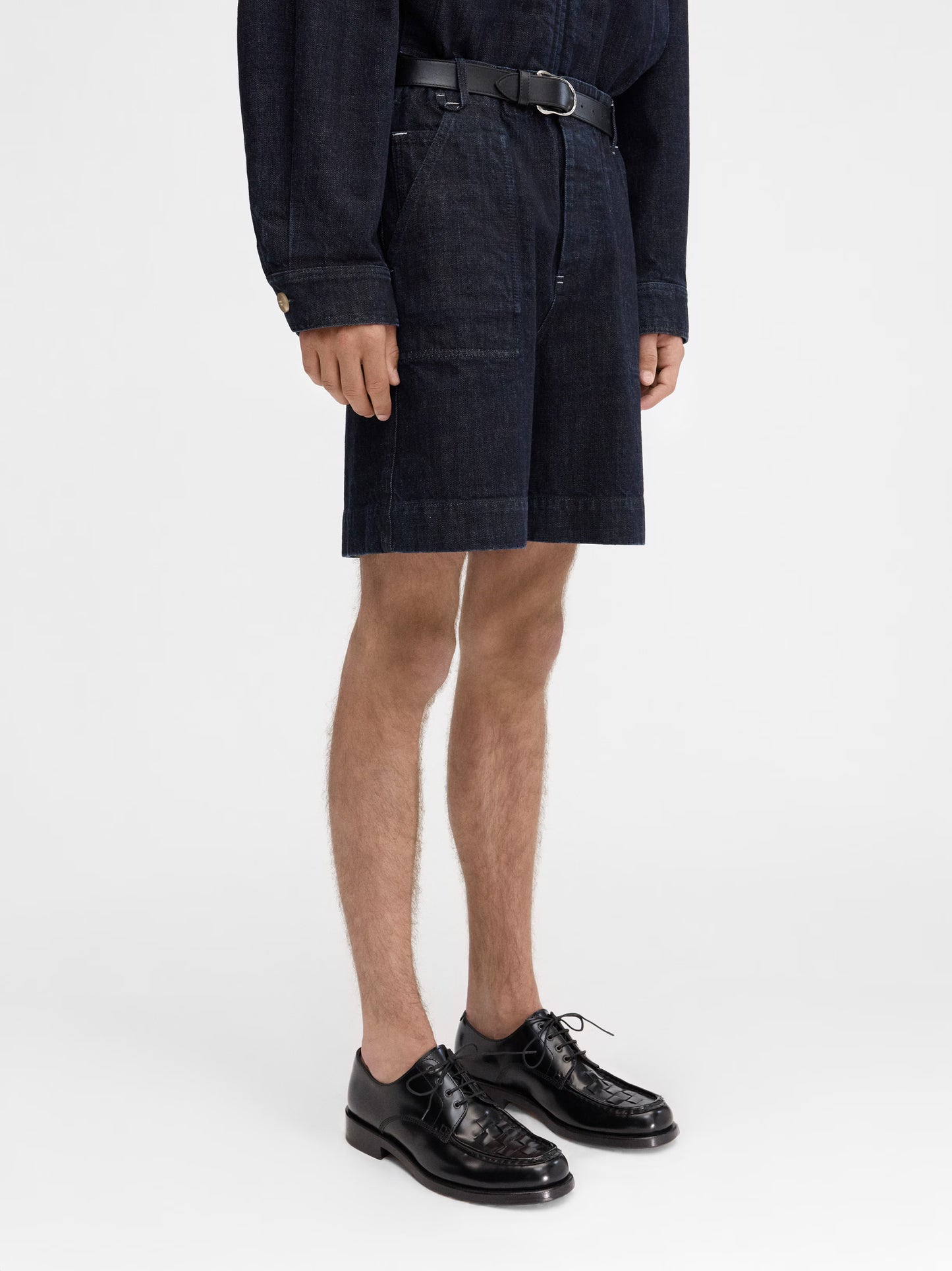 Denim Bermuda shorts