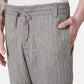 Stretch herringbone cargo fit pants