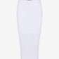 White compression sleeve on a white background
