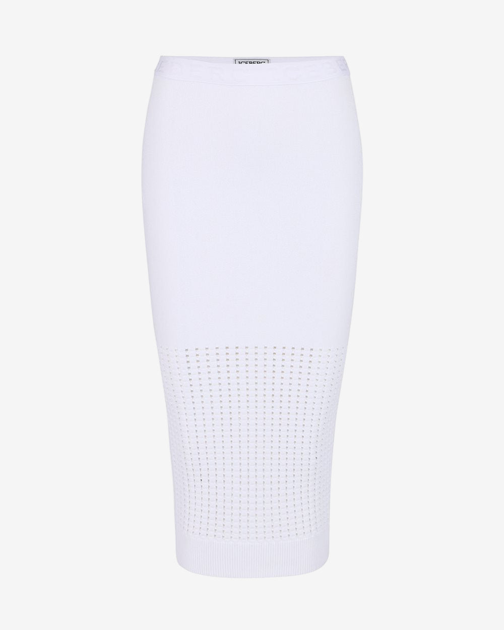 White compression sleeve on a white background