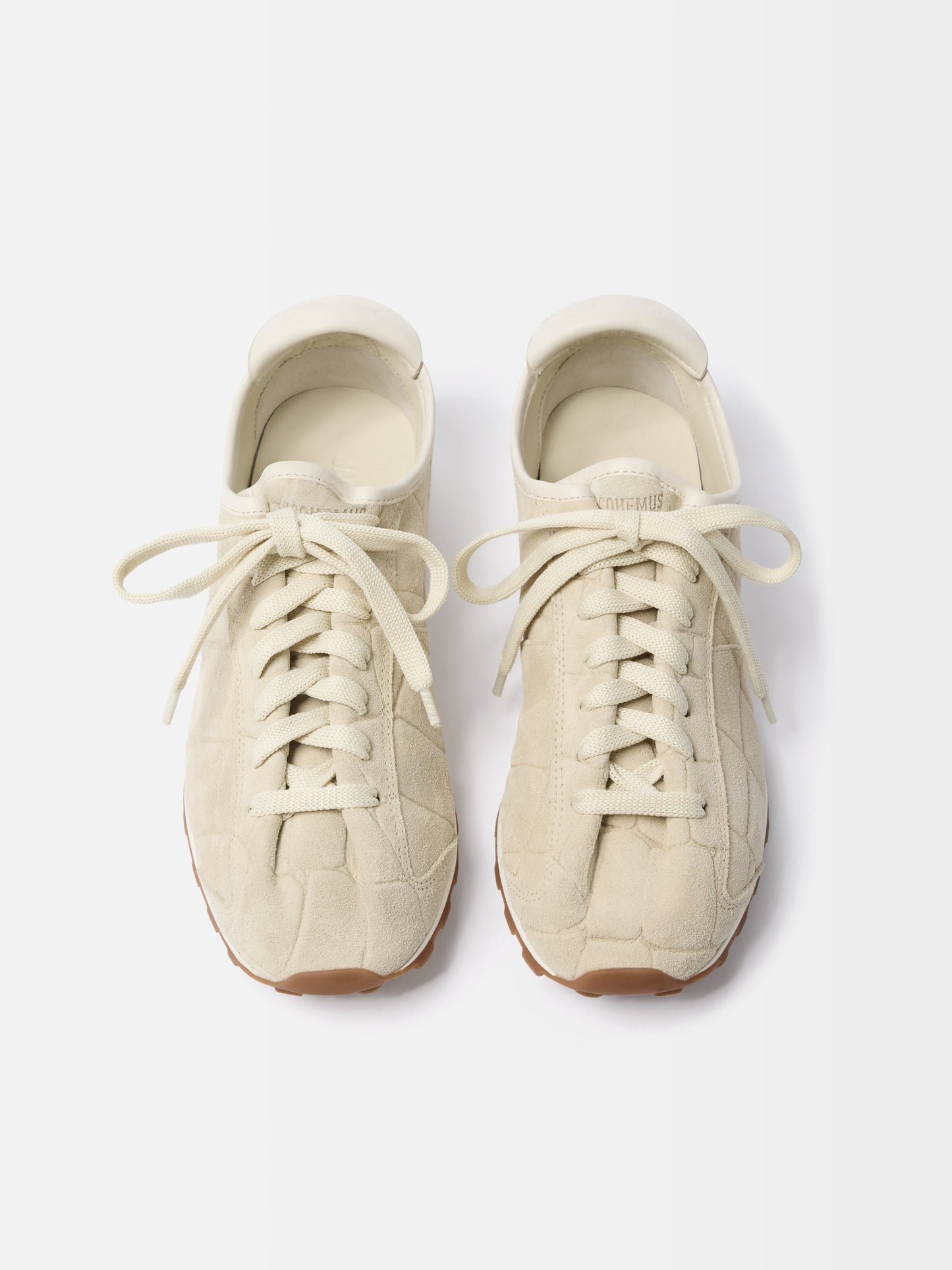  Beige sneaker on a white background