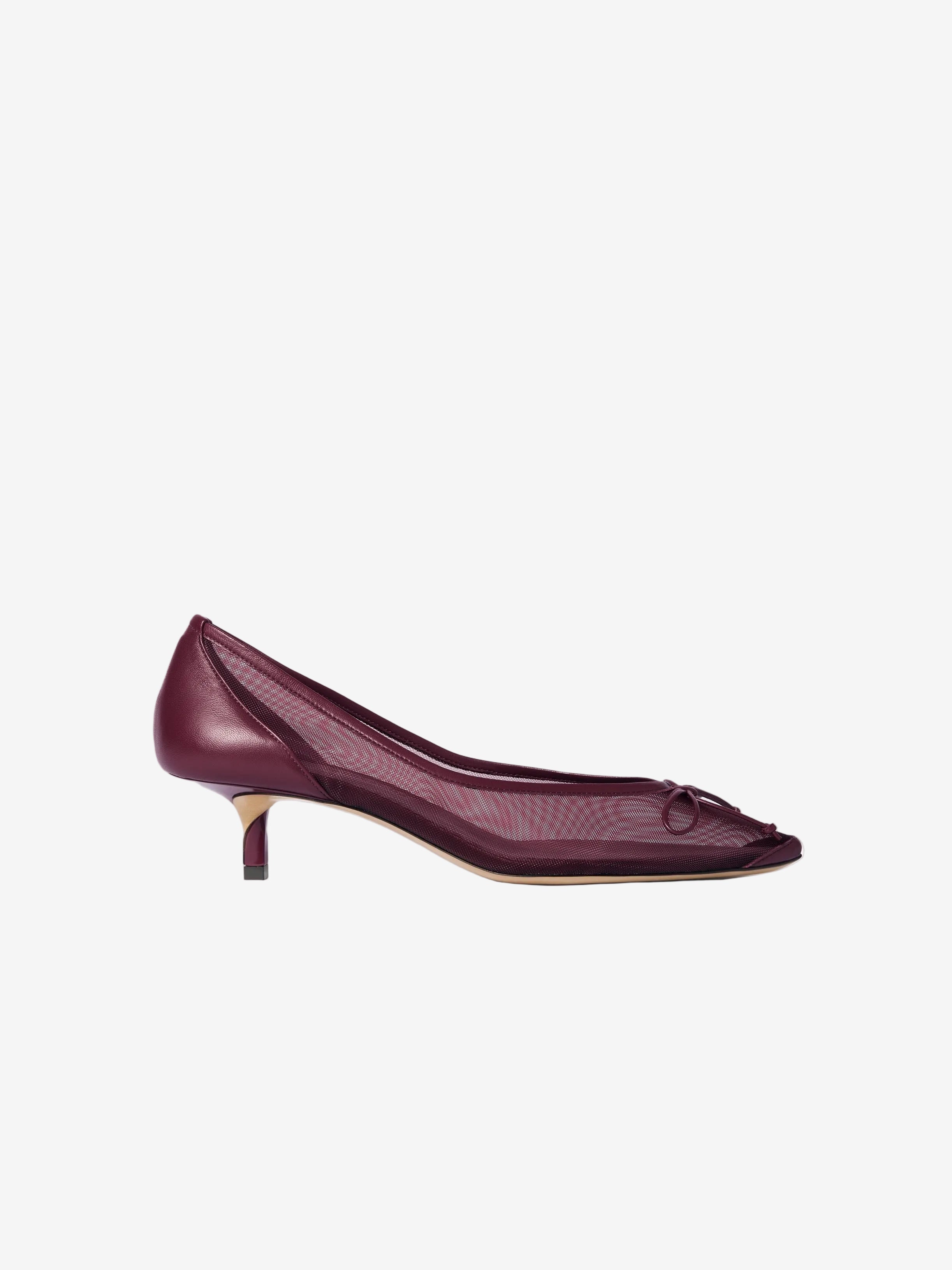 Jacquemus Burgundy Pumps Heels