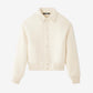 The Feltro White bomber jacket