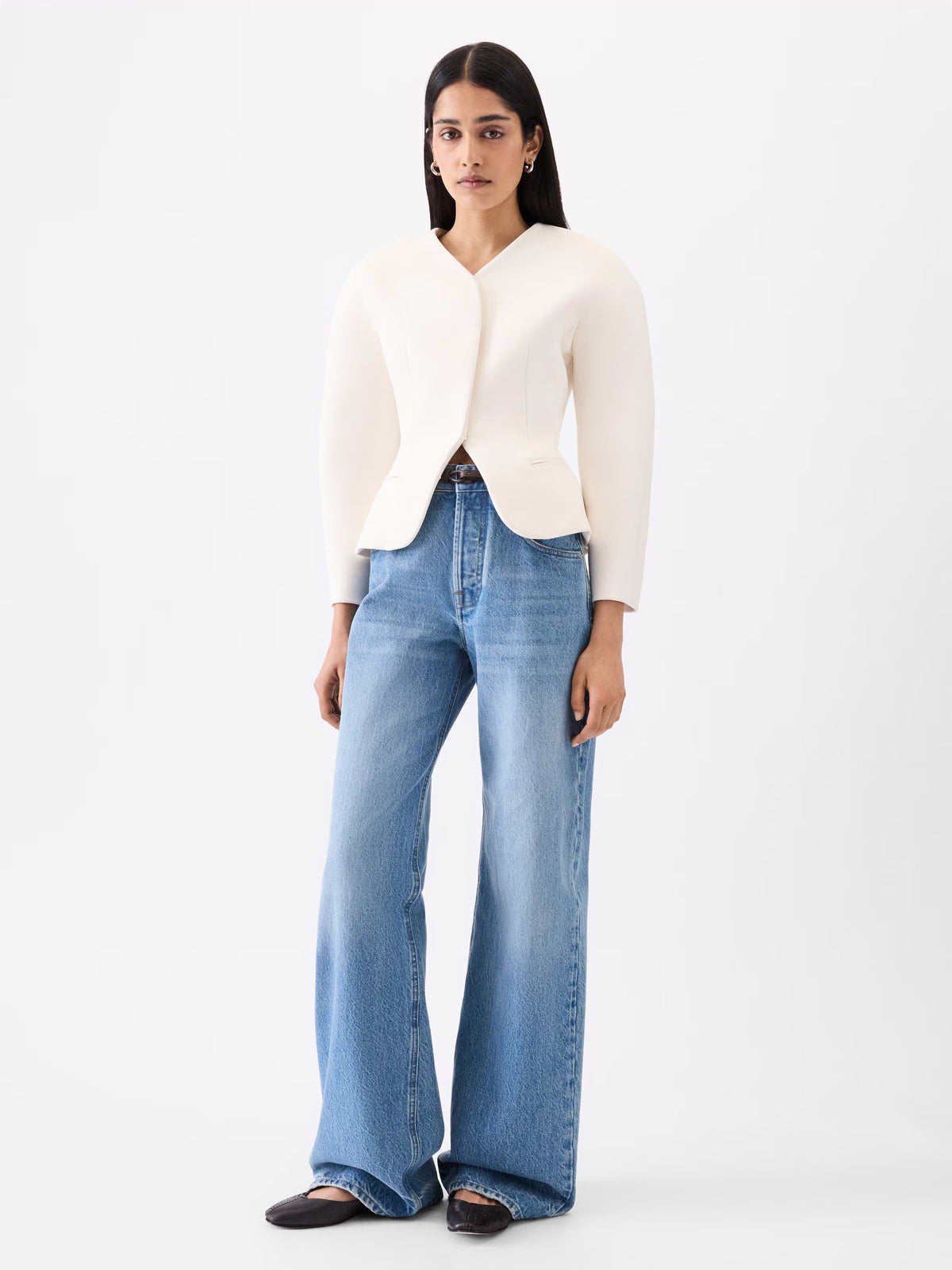 The wide de Nîmes denim pants
