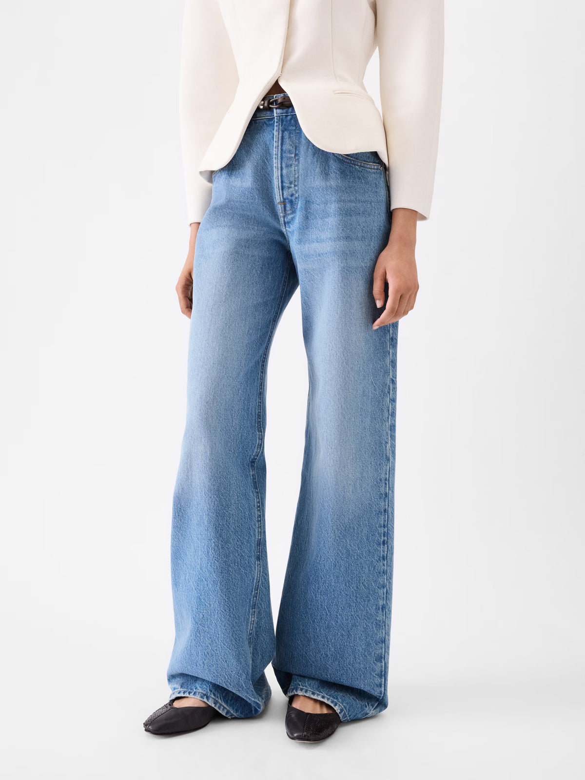 The wide de Nîmes denim pants