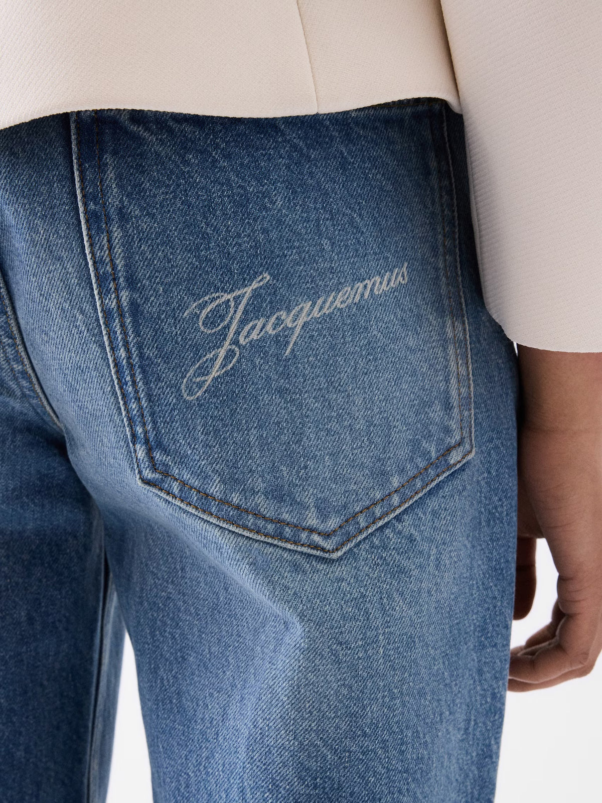 The wide de Nîmes denim pants