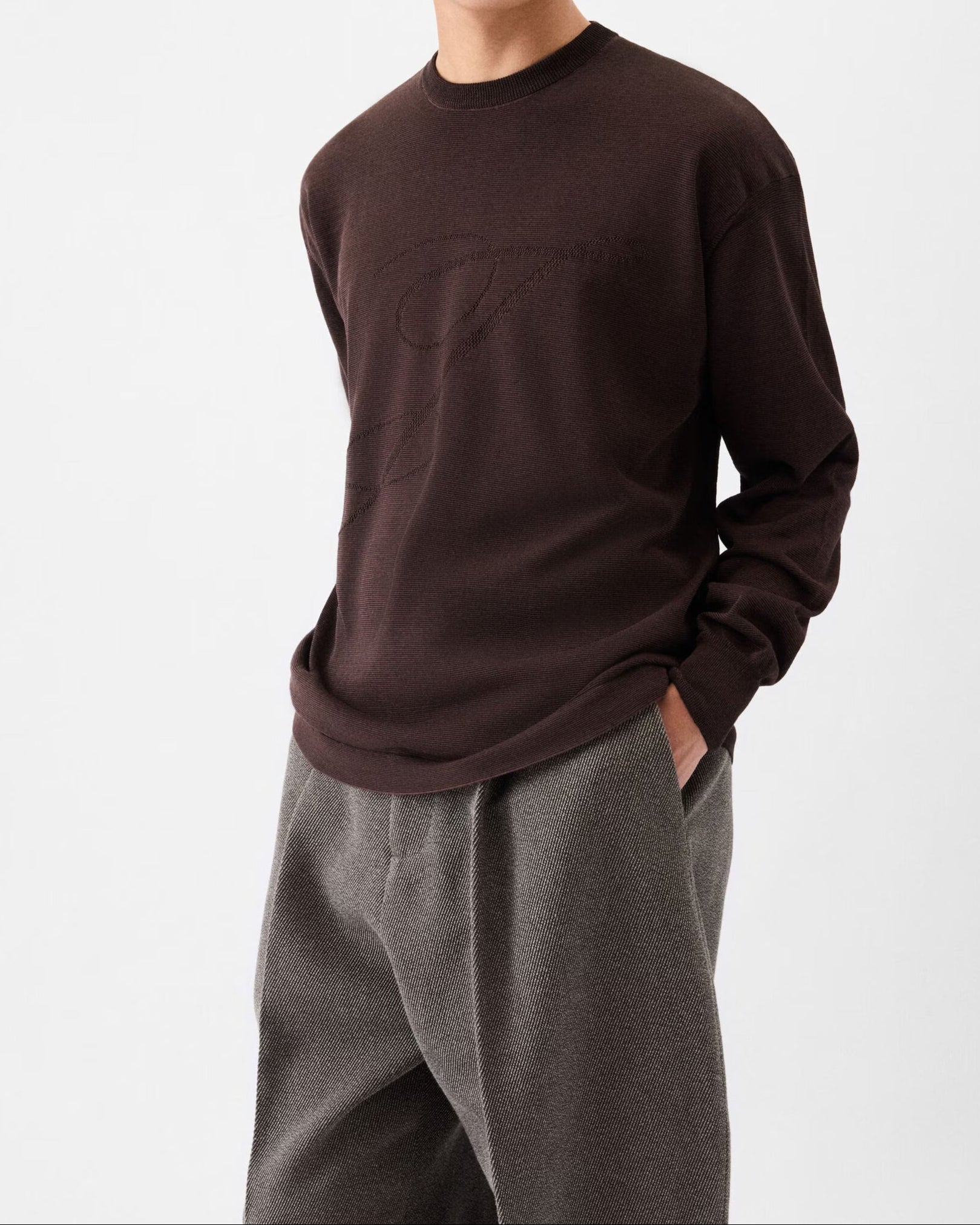 The Lino long-sleeve knit