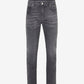 Black jeans on a white background