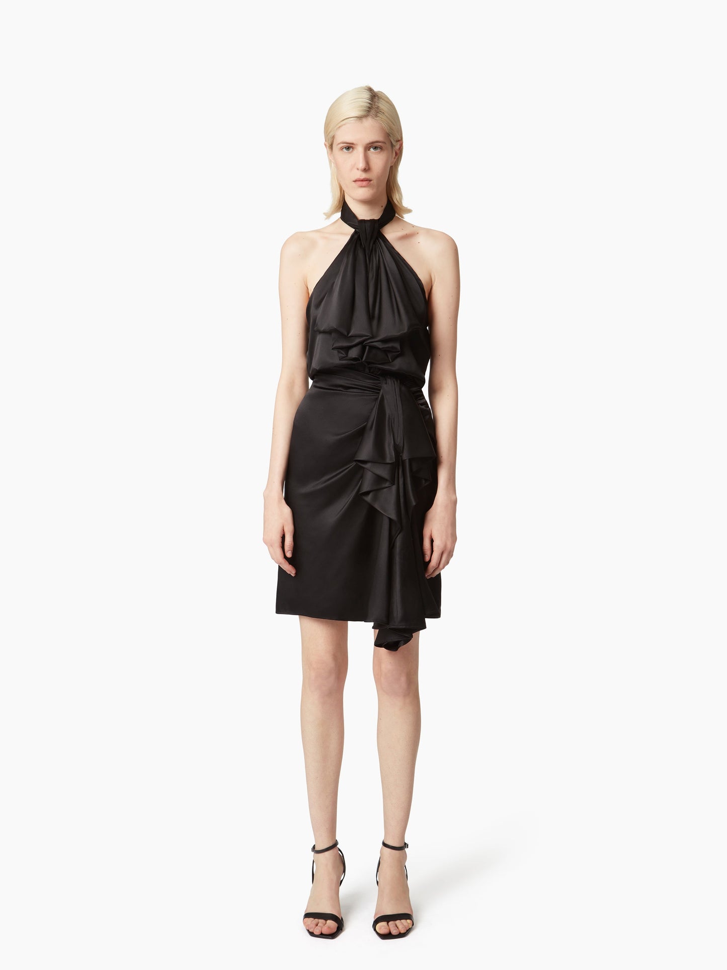 Asymmetrical Knot Detail Skirt