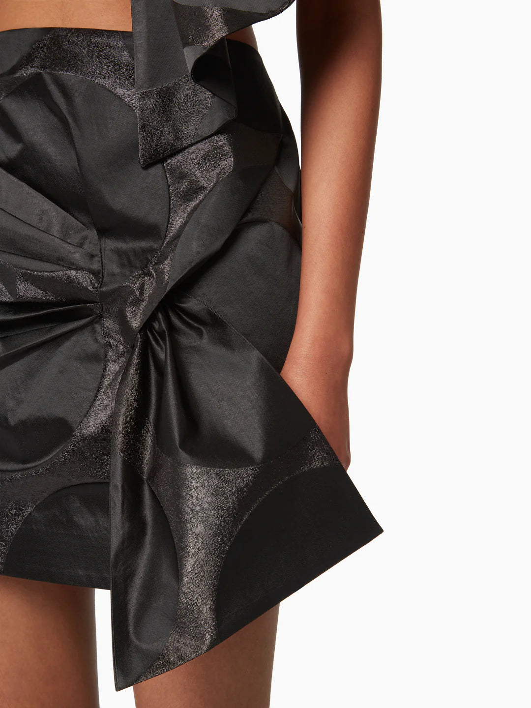 Mini skirt with bow