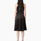 Backless dress with bow detail