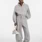 The Attico Cropped Zip-Up Hoodie