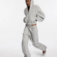 The Attico Cropped Zip-Up Hoodie
