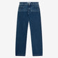 Deep blue jeans